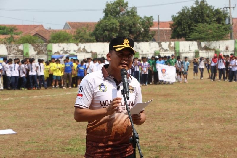 Kapolres Subang Pimpin Pembukaan Liga Pelajar Piala Kapolres Cup 2026, Perkuat Sinergitas dan Sportivitas