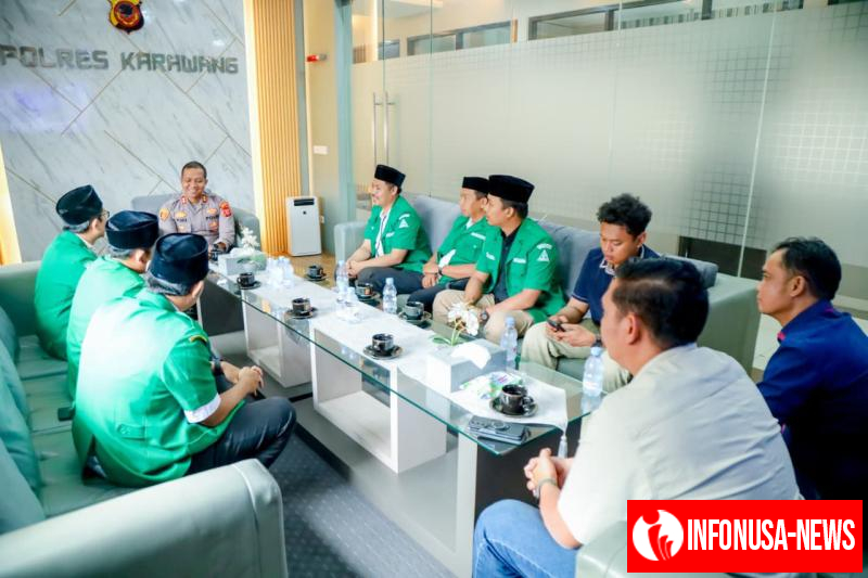 Sinergi Polres Karawang dan GP Ansor, Wujudkan Karawang Aman dan Kondusif