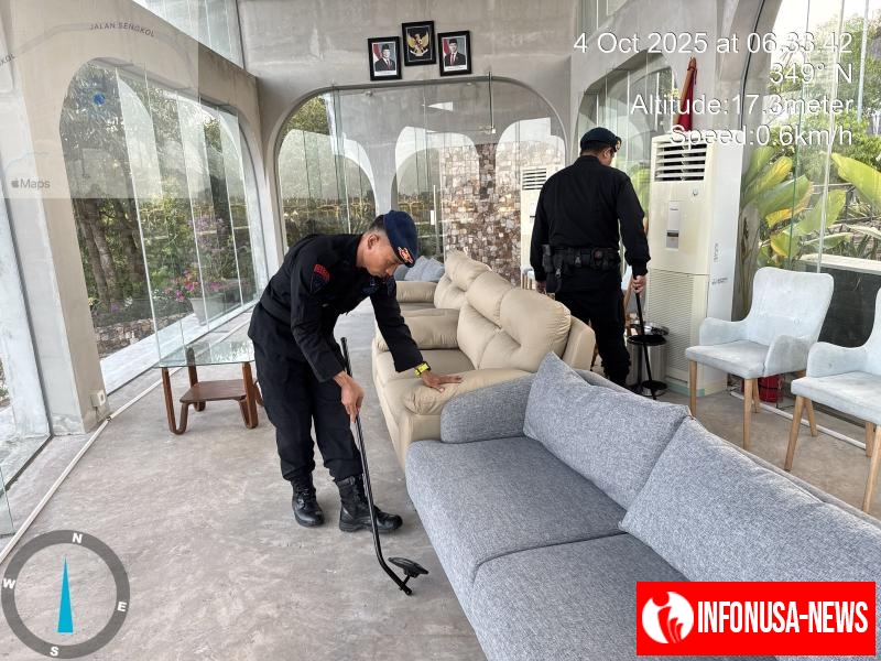 Gegana Brimob Polda NTB Sterilkan Sirkuit Mandalika di Hari Kedua MotoGP 2025