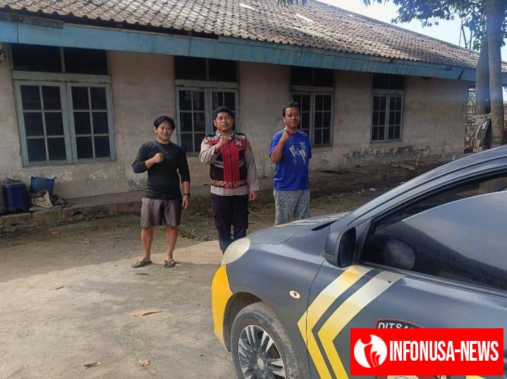 Samapta Polsek Klari Sampaikan Terus Pesan Pesan Kamtibmas Kepada Warga