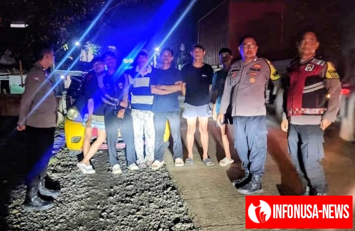Antisipasi Tawuran Remaja di Malam Minggu, Polsek Klari Gelar Patroli KRYD Menyisir Wilayah Rawan Tawuran
