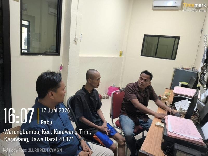Simpan Puluhan Gram Sabu, Dua Pria Asal Jayakerta Karawang Terancam 20 Tahun Penjara