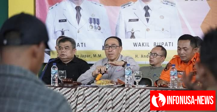 Sekda Kabupaten Sukabumi.Ade Suryaman Buka Musyawarah Besar Pembentukan Forum Pengurangan Risiko Bencana
