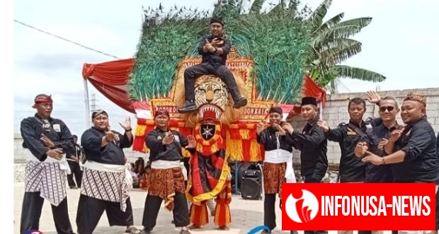 Kunjungan Ketum IPSI Karawang Dea Eka Rizaldi di Padepokan SH TERATE di Sambut Meriah Reog Ponorogo
