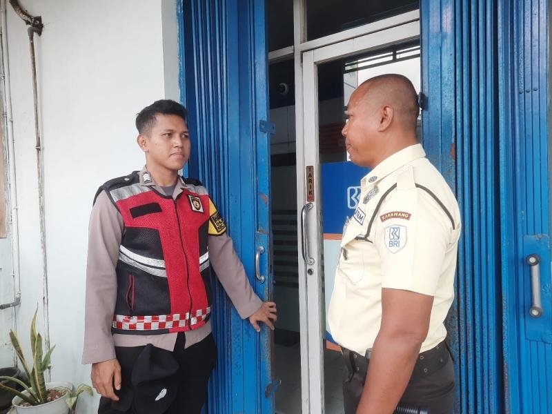 Personil Polsek Telagasari Lakukan Patroli di Objek Vital Antisipasi Gangguan Kamtibmas