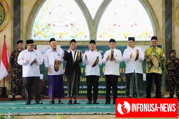 Bupati Bekasi Ade Kuswara Kunang Hadiri Konfercab X PCNU Kabupaten Bekasi yang Digelar di Ponpes Siraajul Ummah, Desa Karangrahayu Kecamatan Karangbahagia