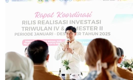 Investasi Banten Melonjak di 2025, Tembus Rp130,2 Triliun dan Lampaui Target Nasional