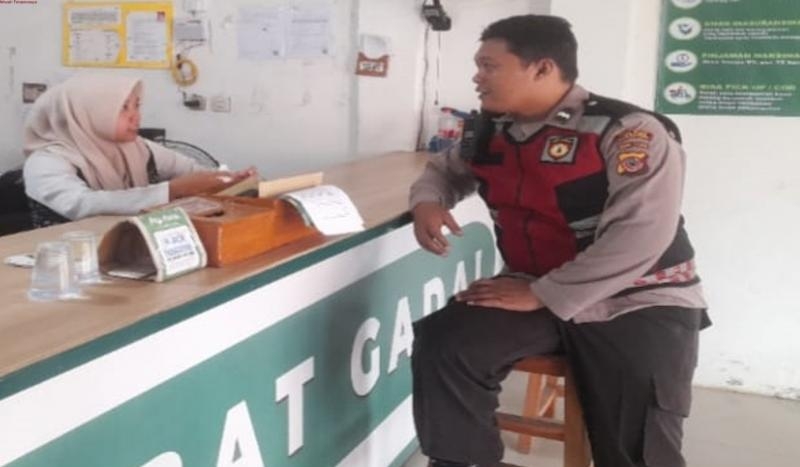 Aipda Agus Personel Polsek Lemahabang Laksanakan Patroli KRYD Di Obyek Vital