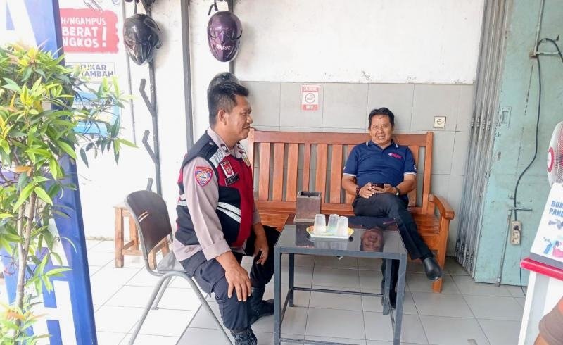 Bhabinkamtibmas Telagasari Sebar Himbauan TPPO Kepada Masyarakat Binaan