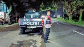 Polsek Telagasari Antisipasi Gukamtibmas Malam dengan Giat Patroli