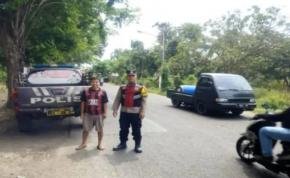 Upaya Rutin Prekat Polsek Banyusari Giat Patroli Jalan Raya Antisipasi Kejahatan