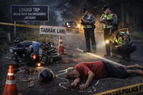 Pengendara Motor Tewas Dilindas Kendaraan Misterius, Polres Karawang Selidiki Kasus Tabrak Lari