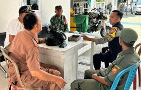 Sinergitas Polri dan TNI, Gelar Kegiatan Sambang Dialogis di Kantor Desa Sukaluyu