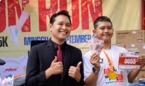 Bupati Wahyu Hadiri Semarak Fun Run 7,5K Dies Natalis Fakultas Hukum Universitas Suryakencana, Bupati Ajak Generasi Muda Jadi Kebanggaan Cianjur
