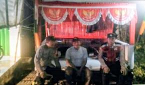 Patroli Polsek Rengasdengklok Ajak Petugas Ronda Guna Cegah Gangguan Kamtibmas