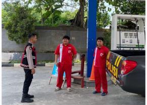 Polsek Pangkalan Jaga Keamanan Obvit Pertamina agar Tetap Aman dan Kondusif