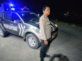 Upaya Prekat Polsek Banyusari Gencar Laksanakan Giat Patroli Jalan Raya Antisipasi Kejahatan
