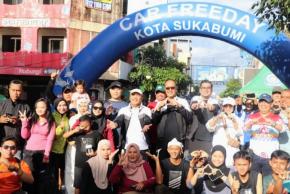 Ruas Jalan Ahmad Yani Kota Sukabumi Diresmikan Wali Kota Ayep Zaki Jadi Lokasi Baru Car Free Day