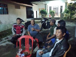 Bhabinkamtibmas Polsek Telagasari Sampaikan Himbauan Kamtibmas Kepada Masyarakat Binaan