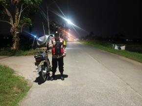 Anggota Polsek Batujaya laksanakan Patroli Prekat dalam rangka Antisipasi Kenakalan Remaja