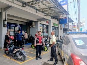 Personil Samapta Polsek Klari Patroli Siang Sasaran Objek Vital Perbankan