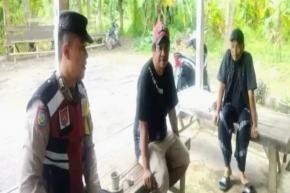 Tidak Bosan Polsek Banyusari Melaksanakan Sosialisasikan Bahaya TPPO
