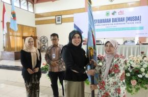 Aklamasi di Wisma Permata, Tuti Rusilawati Nahkodai Dekopinda Kuningan 