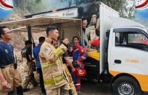 Dapur Umum Dinsos Pastikan Petugas dan Relawan Tetap Terlayani Selama Penanganan Kebakaran Galuga