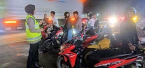 Polsek Jatisari Gelar Patroli PREKAT Antisipasi Gangguan Kamtibmas dan Konvoi Persib Juara Liga 1