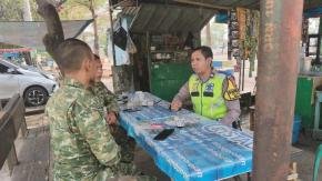 Perkuat Sinergitas TNI-POLRI, Polsek Klari Silaturahmi Bersama Anggota Koramil