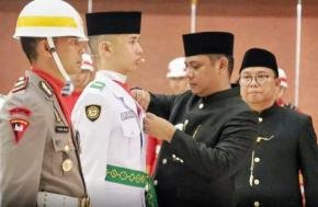 51 Putra-Putri Terbaik Dikukuhkan, Paskibraka Bekasi Siap Emban Amanah Merah Putih
