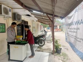 Polsek Tempuran Res Karawang Kembali Gelar Giat SPHP Gerakan Pangan Murah dimapolsek tempuran.