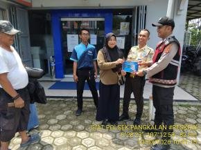 Polsek Pangkalan Terus Konsisten Sosialisasi Pengaduan Cepat Propam Polri kepada Masyarakat