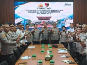 Puslitbang Polri Evaluasi Mutu Pengadaan Barang dan Jasa di Polda NTB
