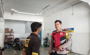 Personil Polsek Telagasari Sebar Himbauan Cegah Aksi Premanisme