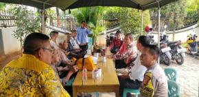 Polsek Rengasdengklok Menggelar Kegiatan Minggu kasih Bersama Jemaat Gereja Kristen Indonesia (GKI) Rengasdengklok