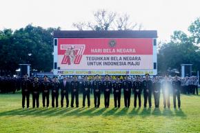 Wakapolda NTB Tekankan Persatuan dan Kesatuan Pada Peringatan Hari Bela Negara ke 77 di Polda NTB