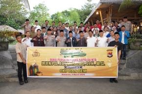Kapolda NTB Buka Puasa Bareng OKP dan BEM, Perkuat Silaturahmi dengan Pemuda