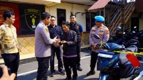 Warga Karawang Bersyukur, Motor Honda Beat yang Dicuri Dikembalikan Polisi