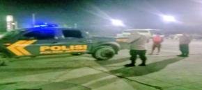 Pastikan Keamanan SPBU, Polsek Jatisari Lakukan Patroli KRYD Malam
