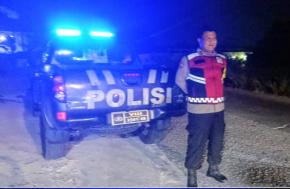 Patroli Polsek Telagasari Susuri Wilayah Perbatasan dan Pastikan Lingkungan Bebas Gukamtibmas