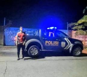 Upaya Antisipasi Gukamtibmas di Malam Hari, Polsek Telagasari Gelar Patroli