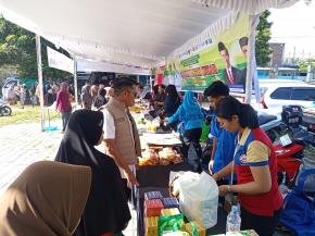Sambut HBKN 2026, Satgas Pangan NTB Monitiring Gerakan Pangan Murah di Lombok Tengah
