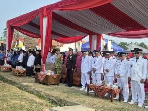 Polsek Telagasari Hadiri dan Amankan Upacara Peringatan HUT Kemerdekaan RI