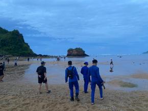 Direktorat Polairud Polda NTB Gelar Personel Amankan Pesta Rakyat Bau Nyale di Pantai Seger Lombok Tengah