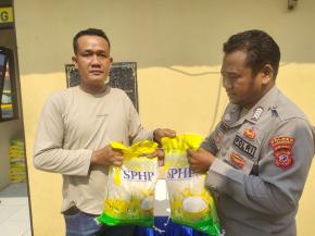 Upaya Polsek Purwasari Kembali Hadirkan Beras Murah Guna Ringani Beban Pangan Masyarakat