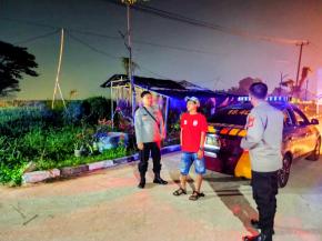 Antisipasi Gukantibmas Dinihari, Patroli Polsek Cikampek Sasar Jalur Pewarengan dan Perumahan