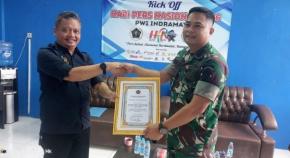 PWI Indramayu dan Brigif TP 34 Cakra Buana Perkuat Sinergi Informasi Ketahanan Pangan