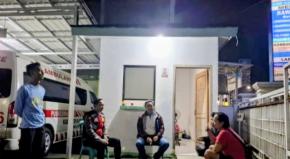 Personil Polsek Tegalwaru Patroli Malam Antisipasi C3 Sambang Puskesmas Loji dan Pastikan Aman