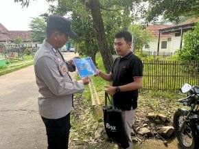 Polsek Purwasari Sosialisasi QR Barcode Propam Mabes Polri